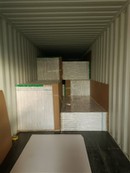 El contenidor de taulers d'escuma de PVC del client de Ta...